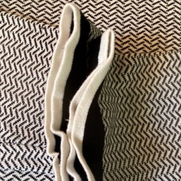 Tristan Mens Black/White Chevron Pattern Soft V-neck Cozy Knit Sweater-Sz-XL - Picture 9 of 16